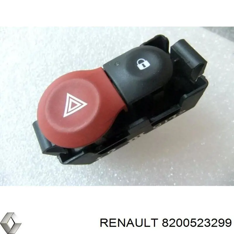Кнопка аварийного сигнала Renault (RVI) 8200523299 цена, от 6.33 USD