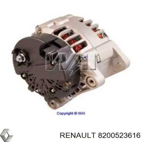 Генератор 8200523616 Renault (RVI)