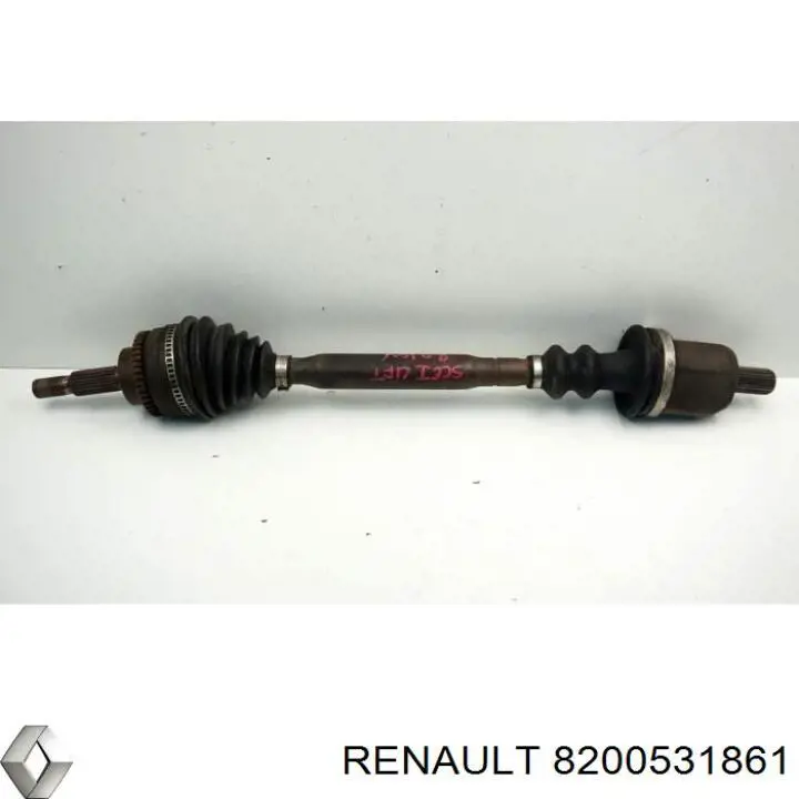 8200531861 Renault (RVI) Полуось передняя левая