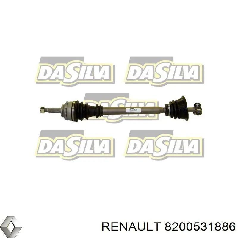 Привод передний левый Renault (RVI) 8200531886 цена, от 139.00 USD