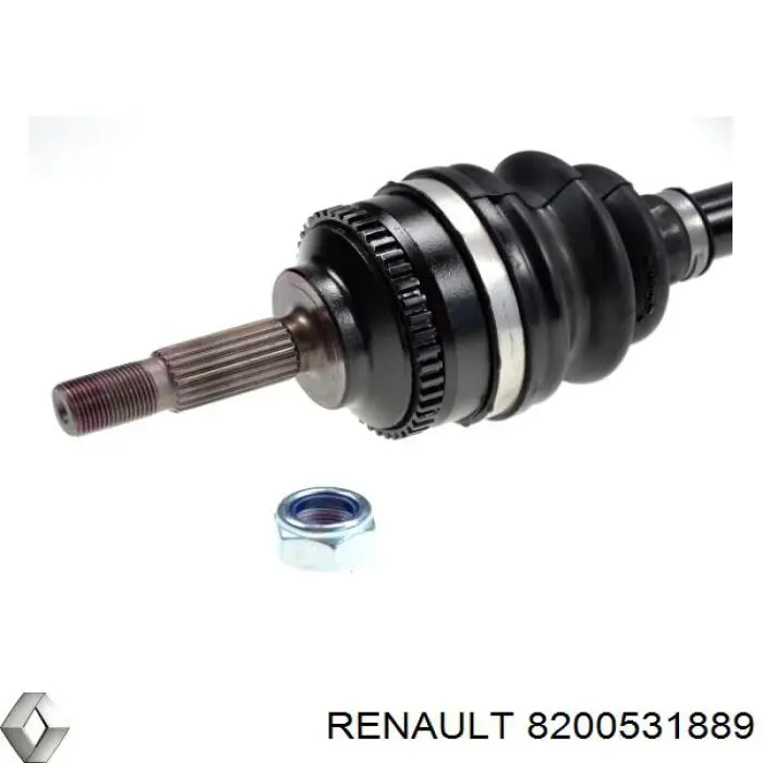 Левая полуось 8200531889 Renault (RVI)