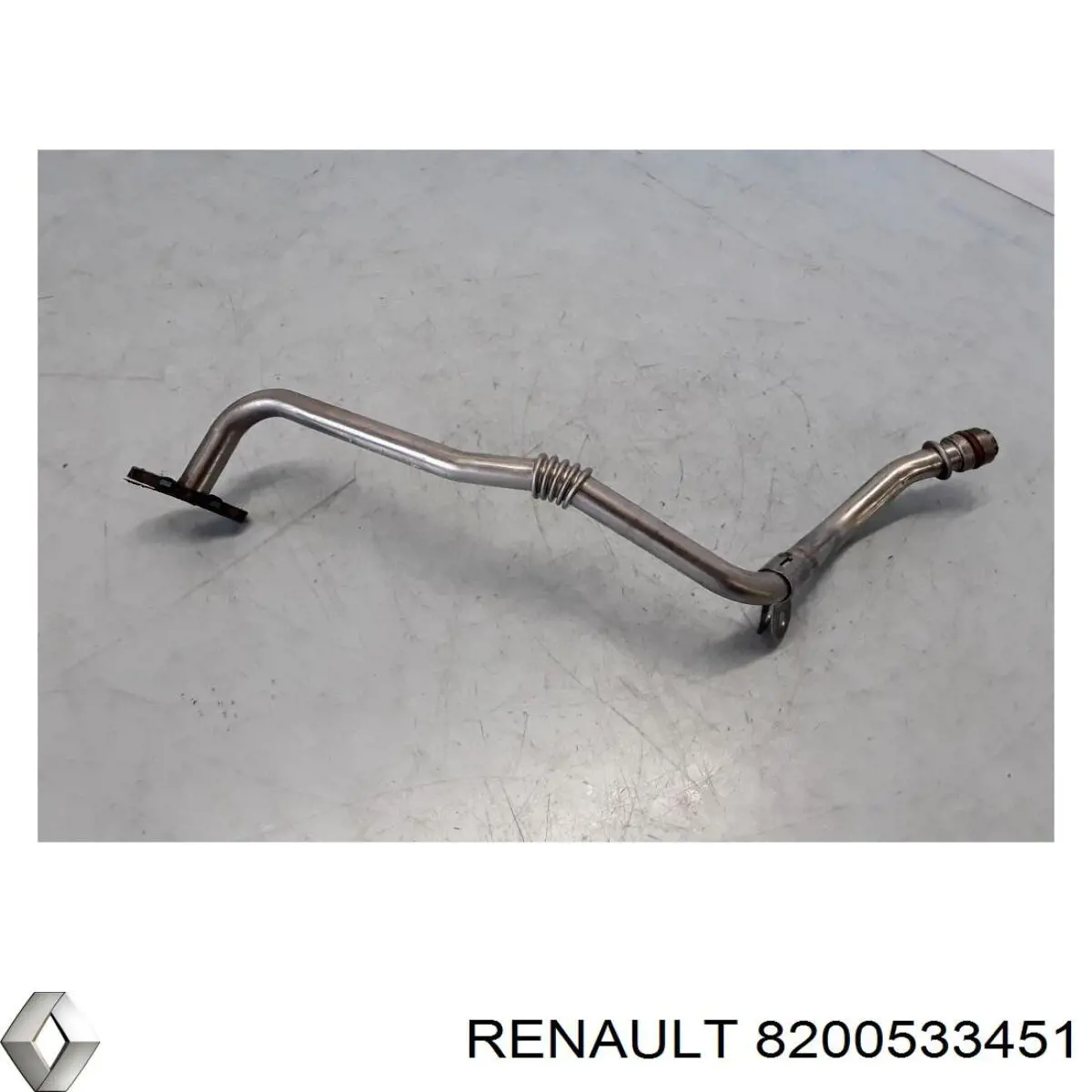 Tubo (mangueira) de fornecimento de óleo de turbina para Renault Latitude (L7)