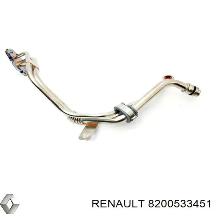 Трубка (шланг) подачи масла к турбине Renault (RVI) 8200533451 цена, от 100.90 USD