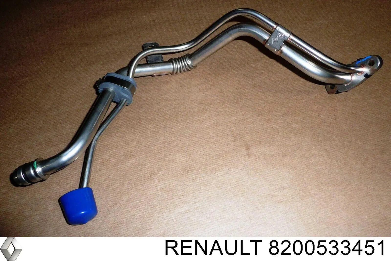 Купить 8200533451 Renault (RVI) Трубка (шланг) подачи масла к турбине