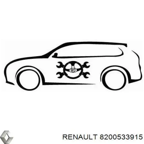 8200533915 Renault (RVI) клемма аккумулятора (акб)