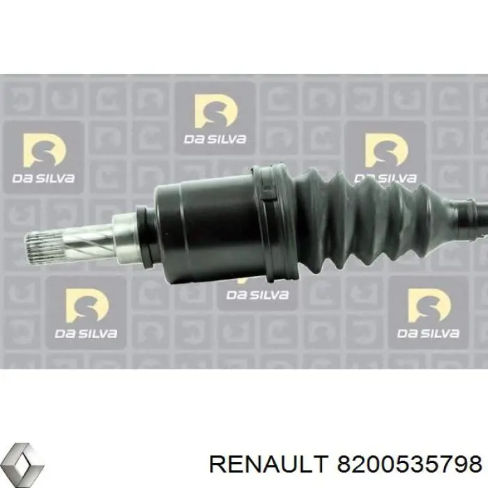 8200535798 Renault (RVI) semieixo (acionador dianteiro esquerdo)