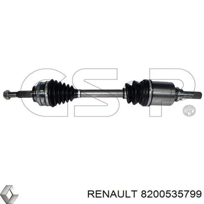 Привод передний левый Renault (RVI) 8200535799 цена, от 72.93 USD