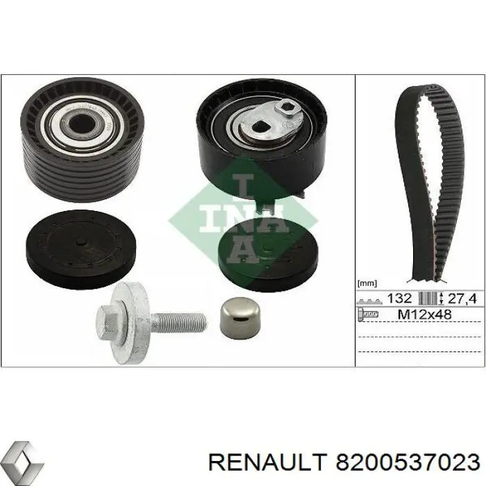 8200537023 Renault (RVI) ремень грм