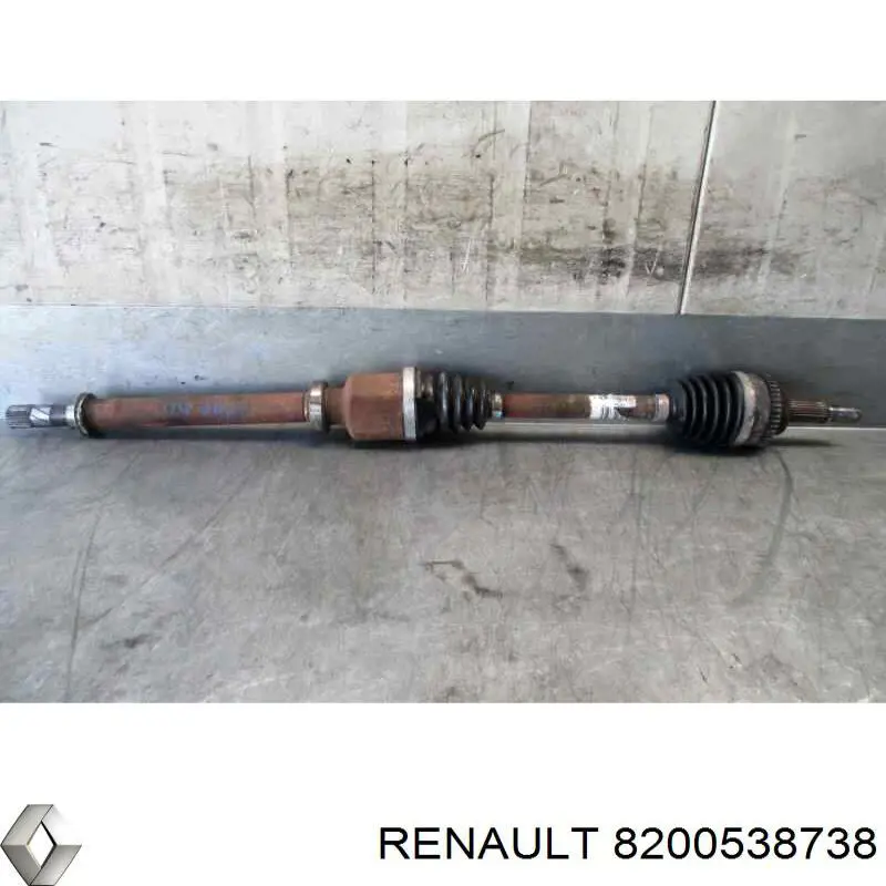 8200538738 Renault (RVI) полуось (привод передняя правая)