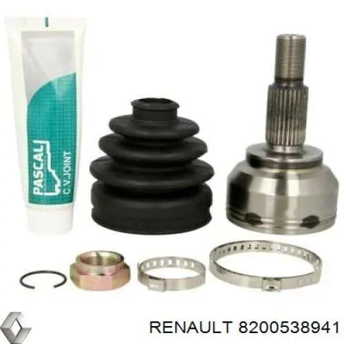 Левая полуось Renault (RVI) 8200538941