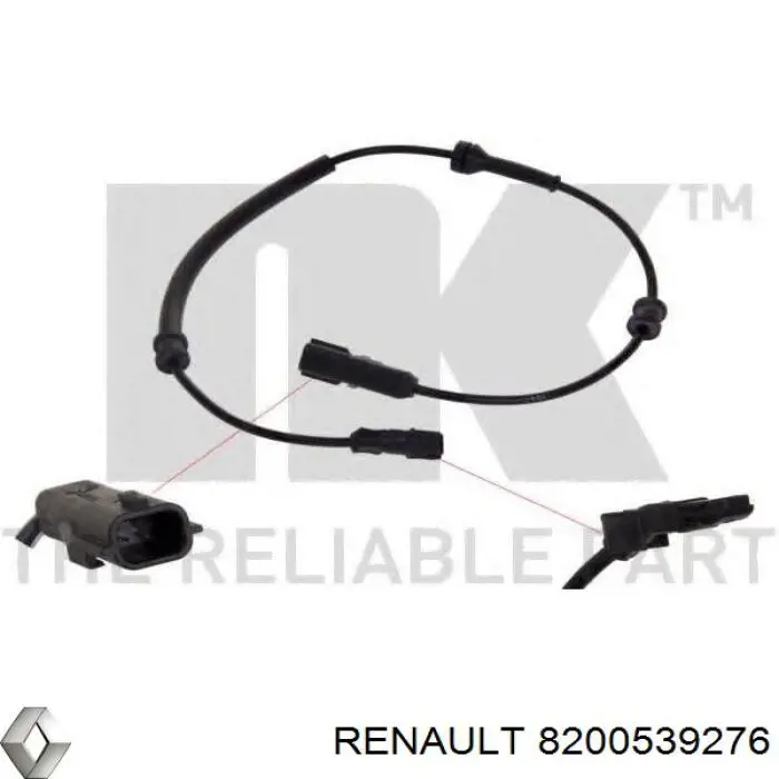 Датчик АБС задний 8200539276 Renault (RVI)