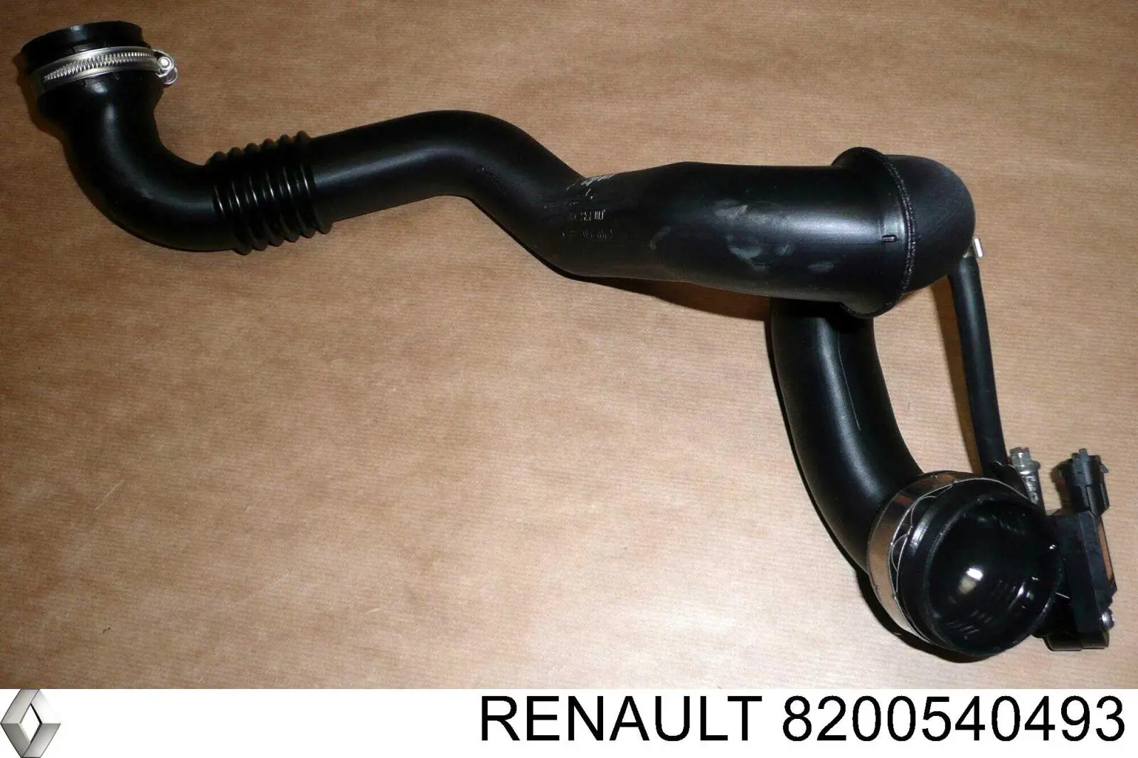 8200540493 RENAULT Tubo flexible de aire de sobrealimentación derecho original y equivalente