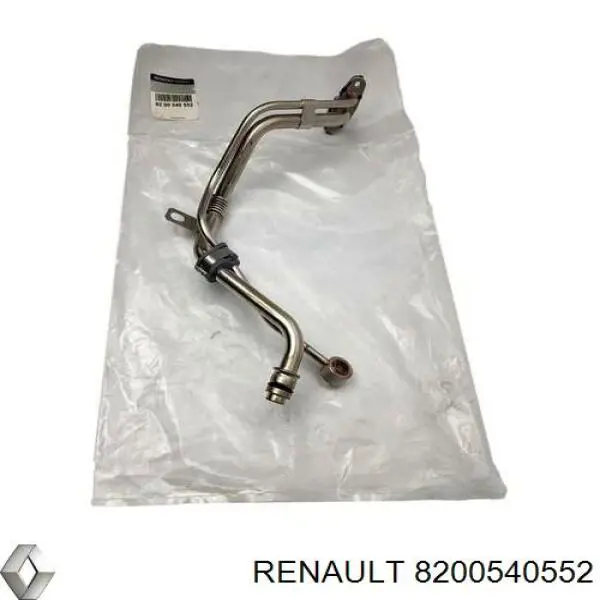 Трубка (шланг) подачи масла к турбине Renault (RVI) 8200540552 цена, от 34.24 USD