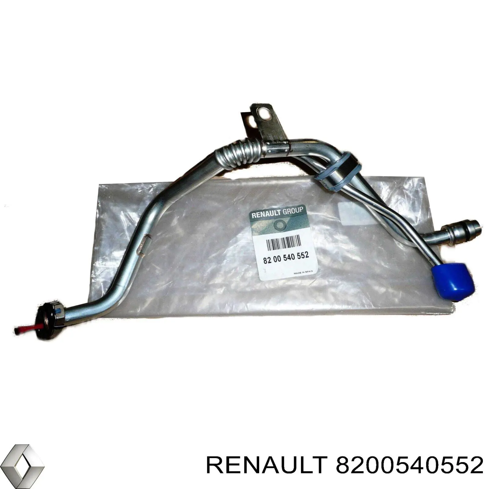 Трубка (шланг) подачи масла к турбине Renault (RVI) 8200540552 цена, от 34.24 USD