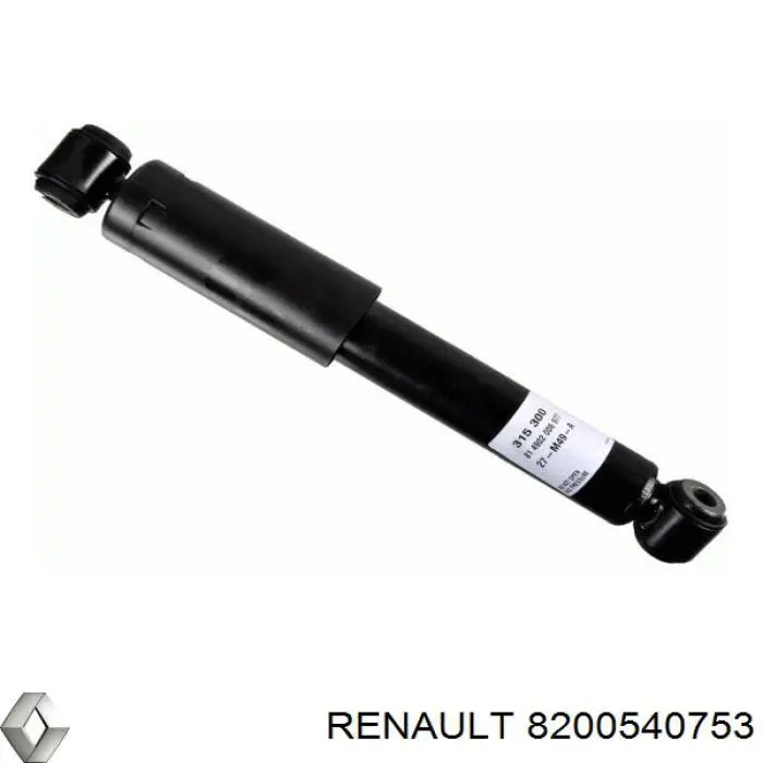 8200540753 Renault (RVI) амортизатор задний