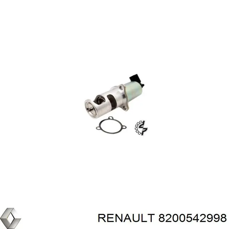 Купить 8200542998 Renault (RVI) Клапан EGR системы рециркуляции отработавших газов