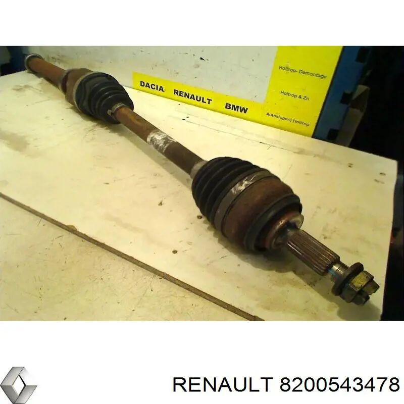 8200543478 Renault (RVI) Полуось передняя, правая