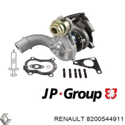 Turbocompresor 8200544911 Renault (RVI)