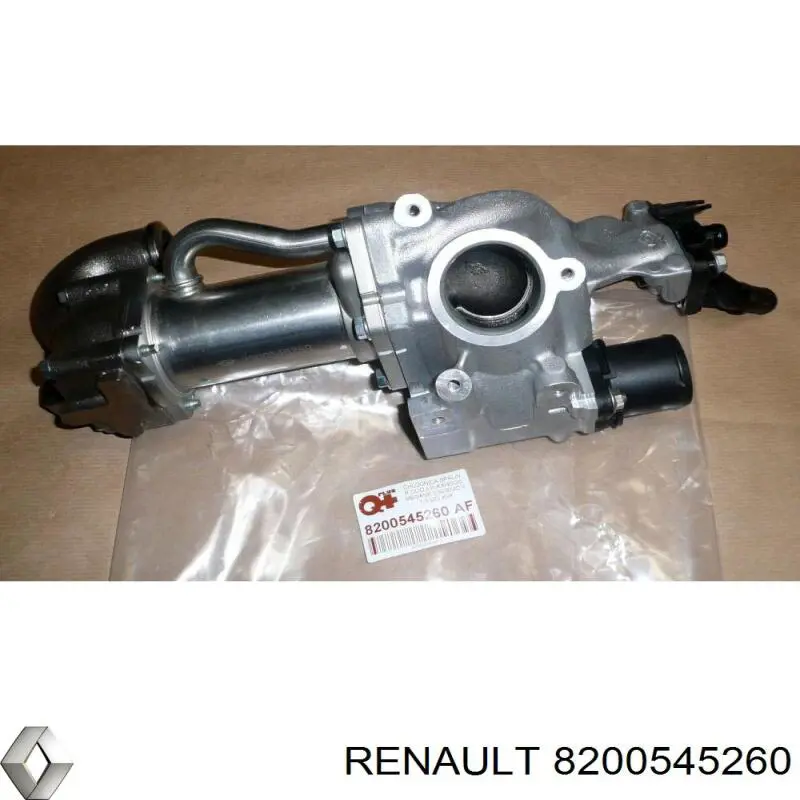 8200545260 Renault (RVI) radiador do sistema egr de recirculação dos gases de escape