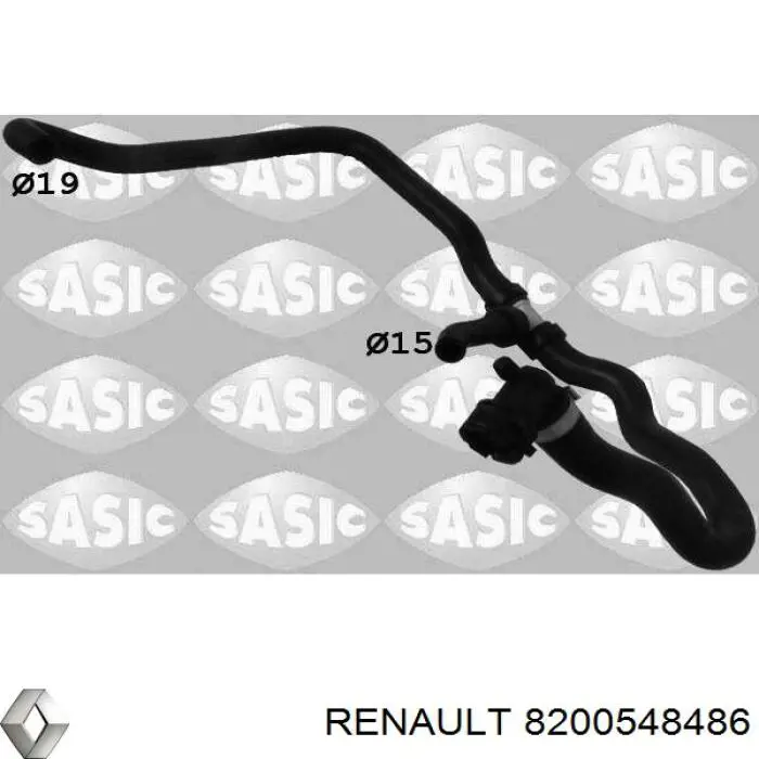 Патрубок системы охлаждения FT61084 Fast