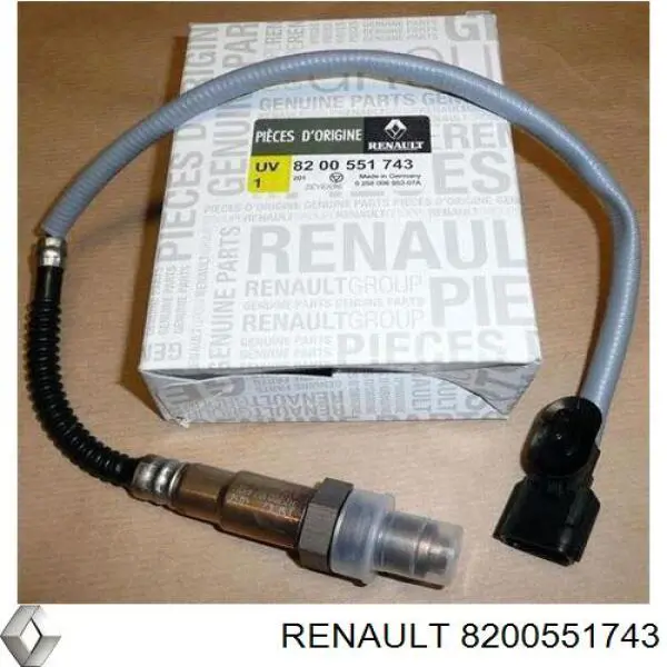 Лямбда-зонд, датчик кислорода после катализатора Renault (RVI) 8200551743