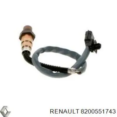 Датчик кислорода после катализатора 8200551743 Renault (RVI)