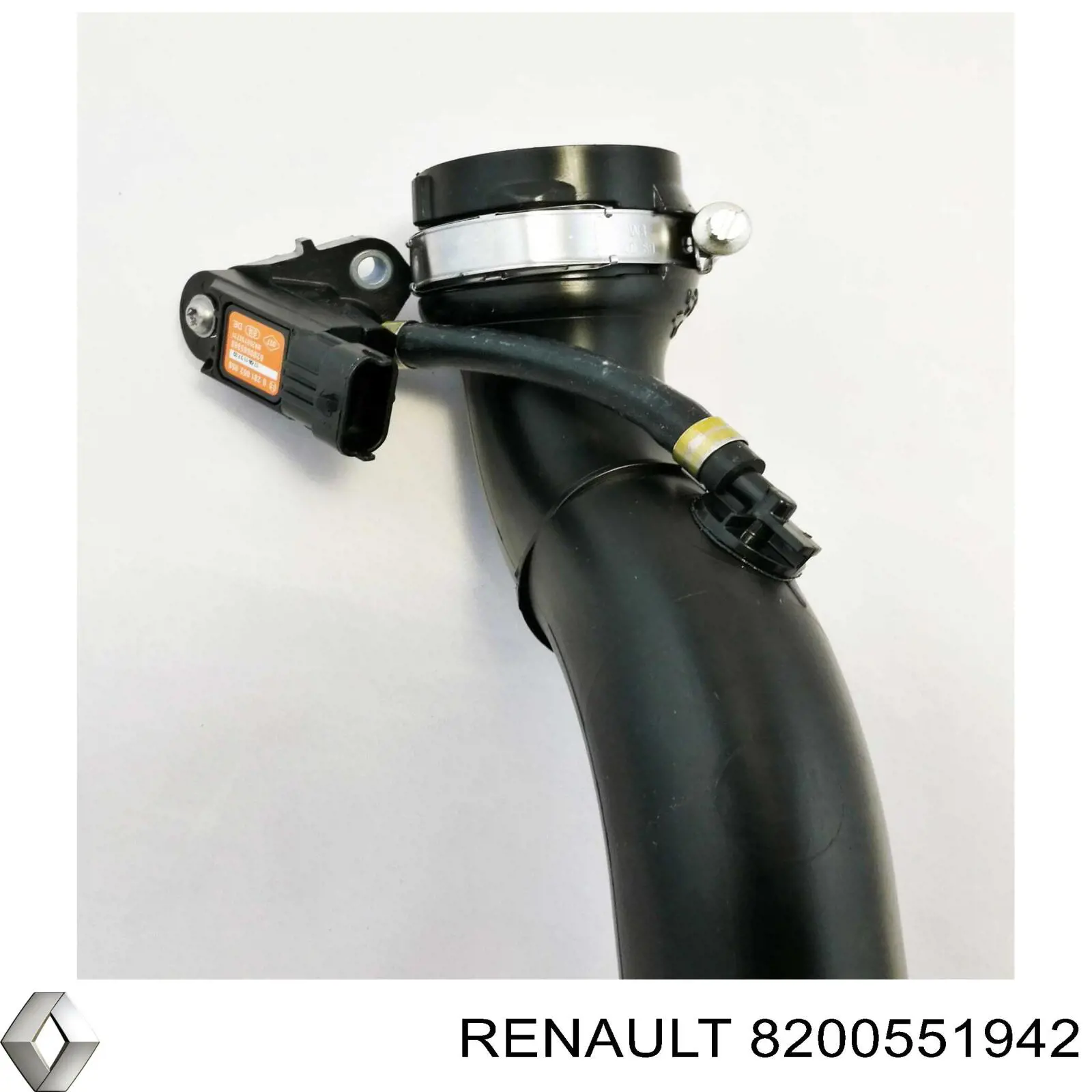 8200551942 RENAULT Tubo flexible de aire de sobrealimentación derecho original y equivalente