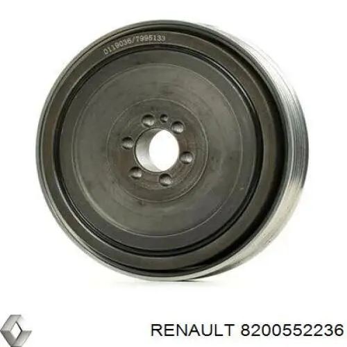 8200552236 Renault (RVI) polia de cambota