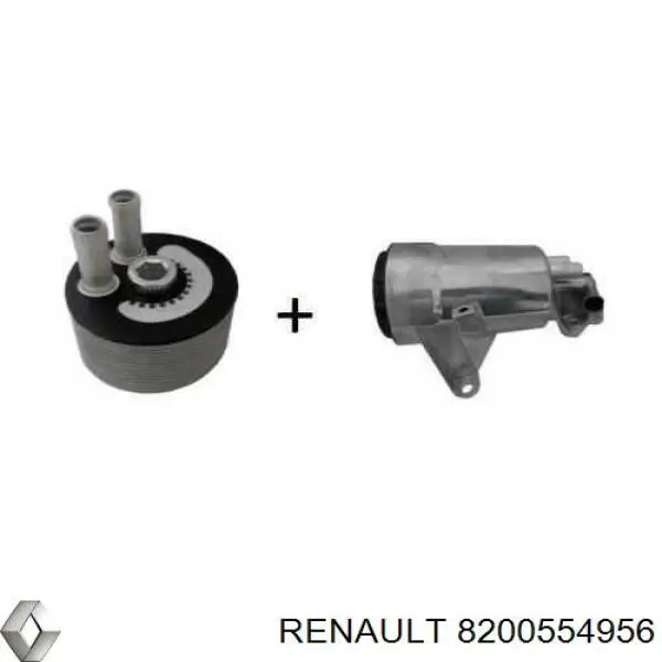 Корпус масляного фильтра 8200554956 Renault (RVI)