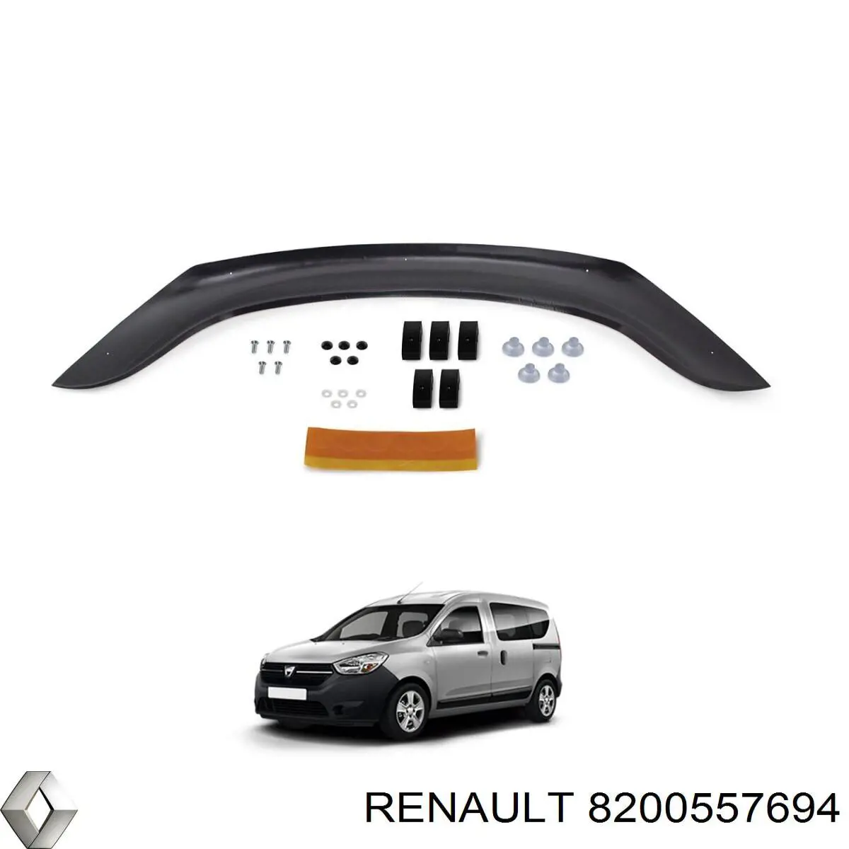 Шумоизоляция моторного щита 8200303799 Renault (RVI)