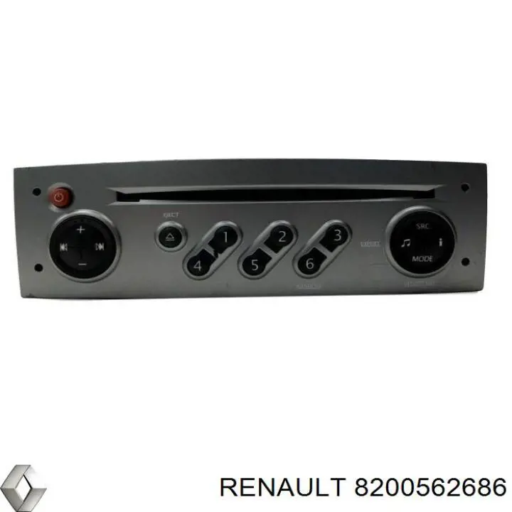 Купить 8200562686 Renault (RVI) Заводская магнитола