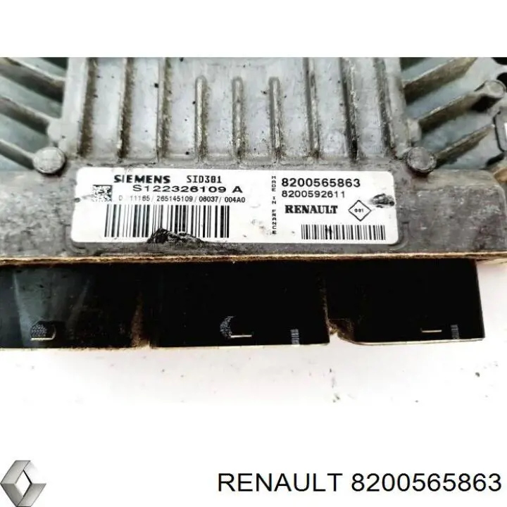 Блок управления двигателем 8200565863 Renault (RVI)