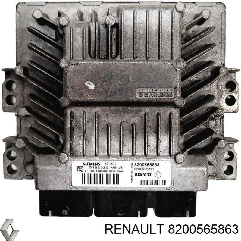 Блок управления двигателем 8200565863 Renault (RVI)