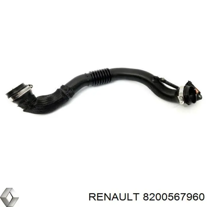 8200567960 RENAULT Tubo flexible de aire de sobrealimentación izquierdo original y equivalente
