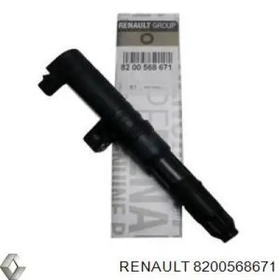 Bobina de encendido 8200568671 Renault (RVI)