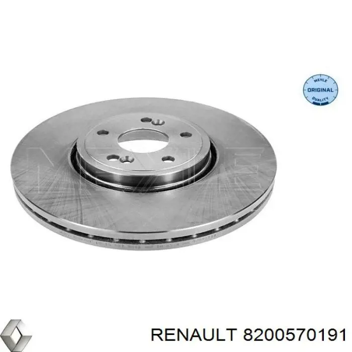 Тормоз дисковый передний Renault (RVI) 8200570191 цена, от 60.68 USD