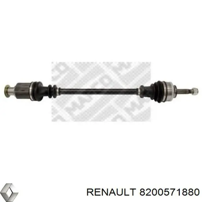 Semieixo (acionador) dianteiro direito Renault (RVI) 8200571880 preço, a partir de 80,00 USD