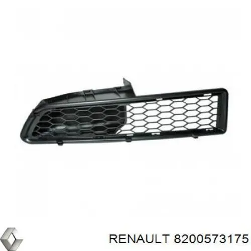 Задний бампер 8200573175 Renault (RVI)
