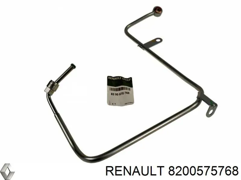 Купить 8200575768 Renault (RVI) Трубка (шланг) подачи масла к турбине