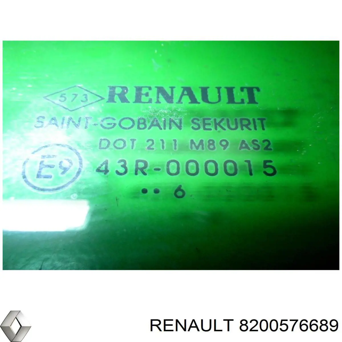 Стекло-форточка двери, задней, правой Renault (RVI) 8200576689 цена, от 16.63 USD