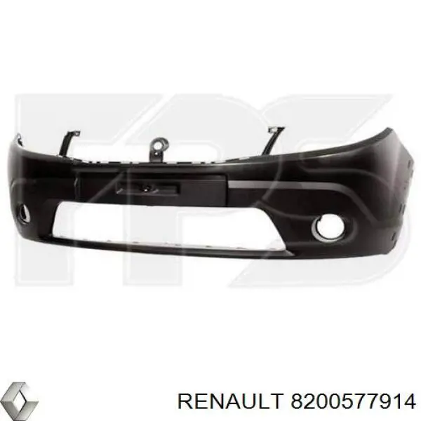 Бампер передний, правая часть Renault (RVI) 8200577914 цена, от 9.42 USD