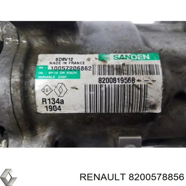 8200578856 Renault (RVI) компрессор кондиционера