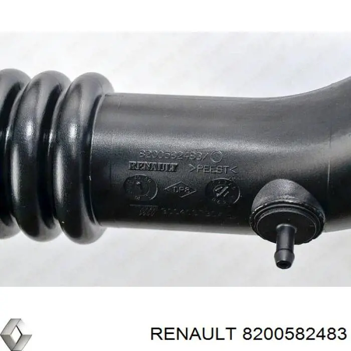 Шланг/патрубок интеркуллера Renault (RVI) 8200582483 цена, от 45.10 USD
