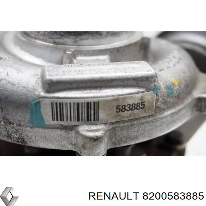 Турбокомпрессор Renault (RVI) 8201051043C