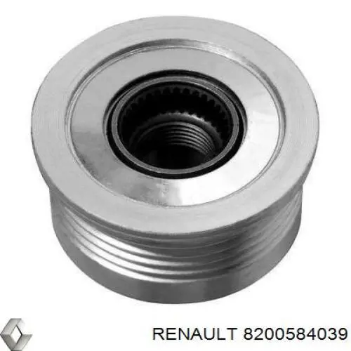 Инерционный шкив Renault (RVI) 8200584039 цена, от 29.94 USD