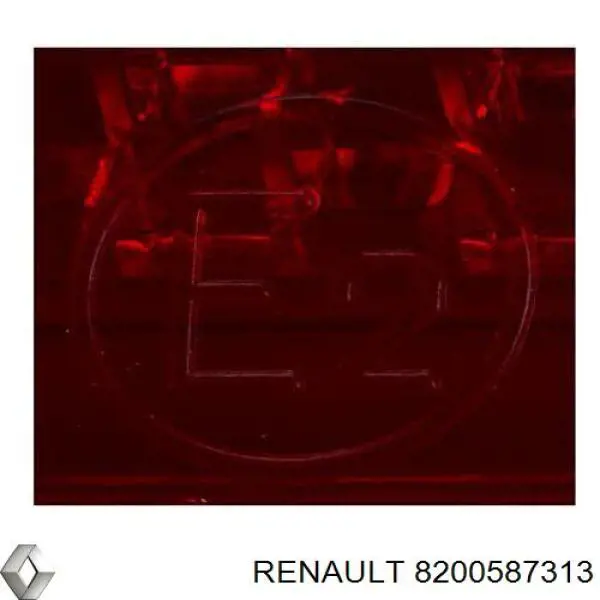 Фонарь заднего бампера левый Renault (RVI) 8200587313 цена, от 58.63 USD
