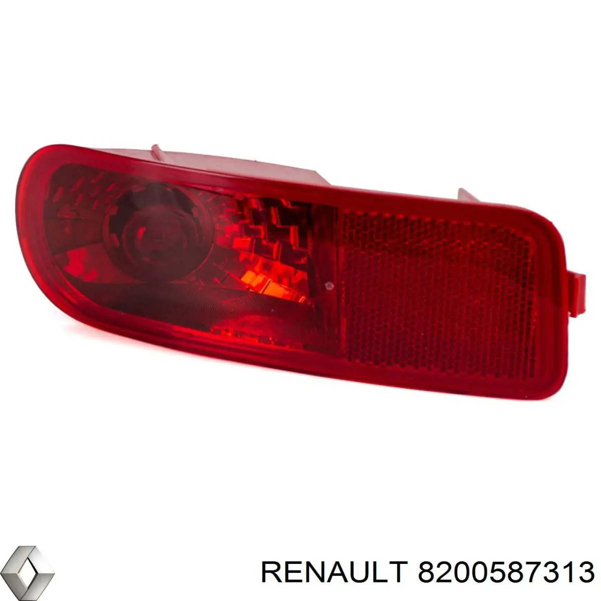 Фонарь заднего бампера левый 8200587313 Renault (RVI)