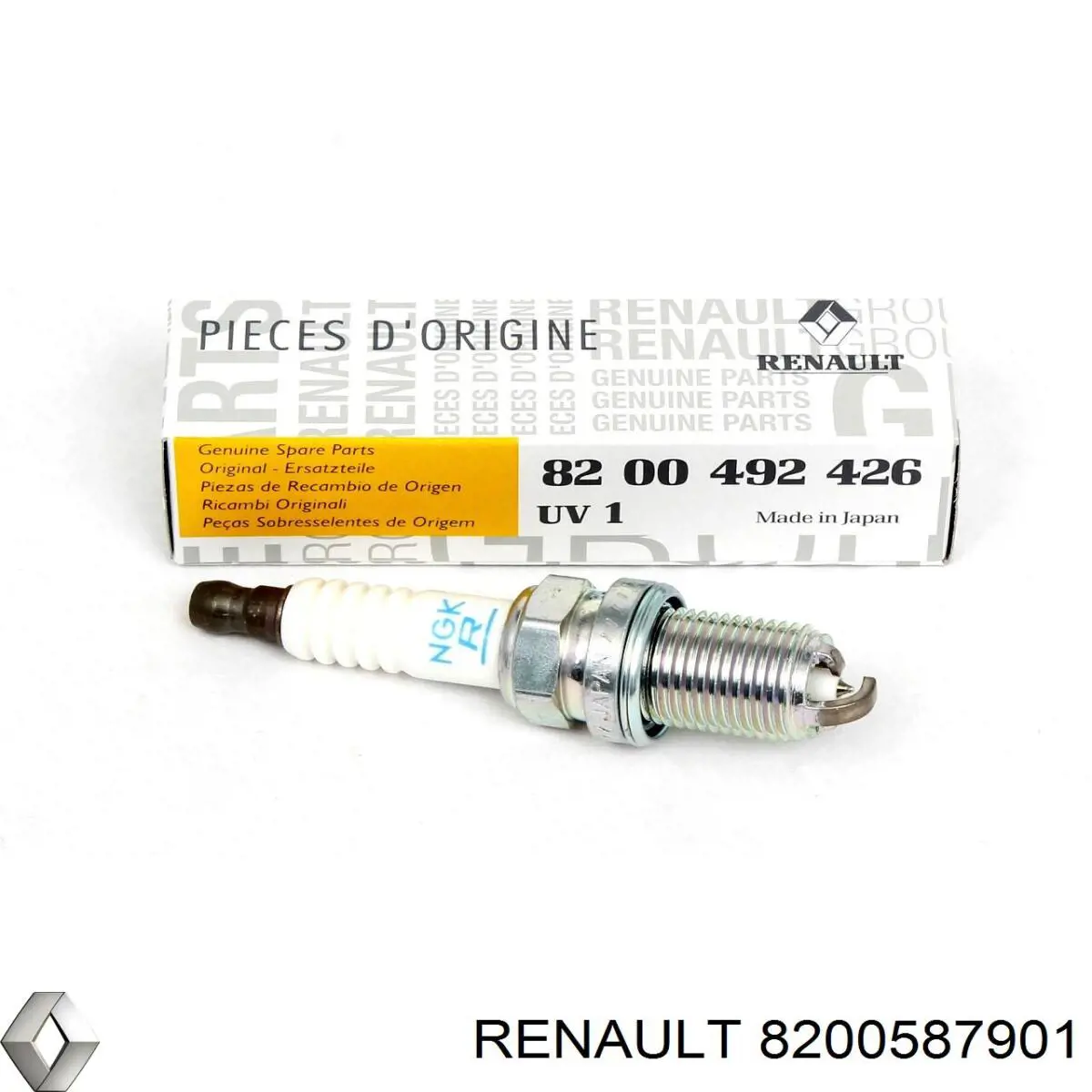 Свеча зажигания Renault (RVI) 8200587901 цена, от 14.60 USD