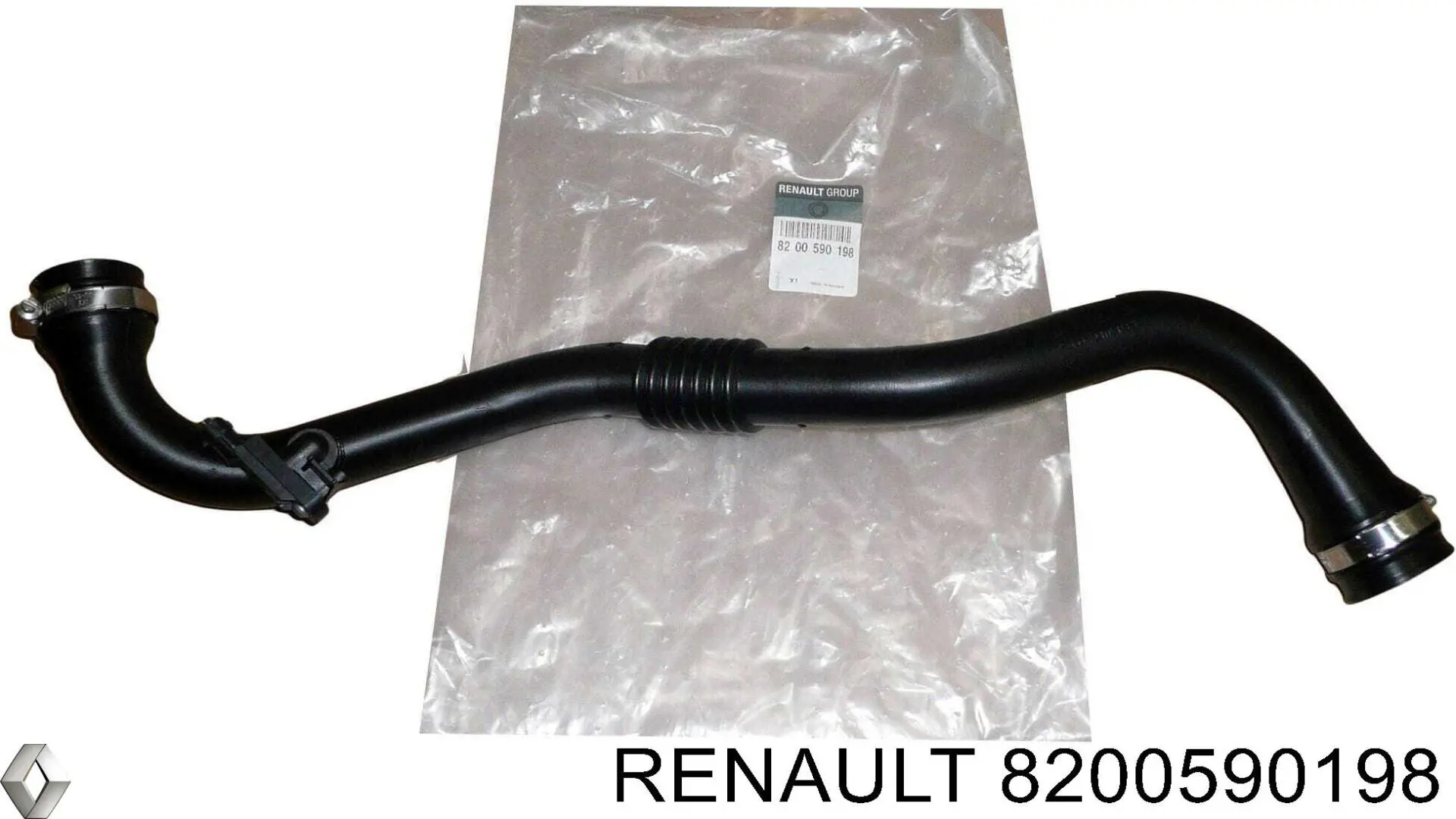 Патрубок интеркулера 8200590198 Renault (RVI)