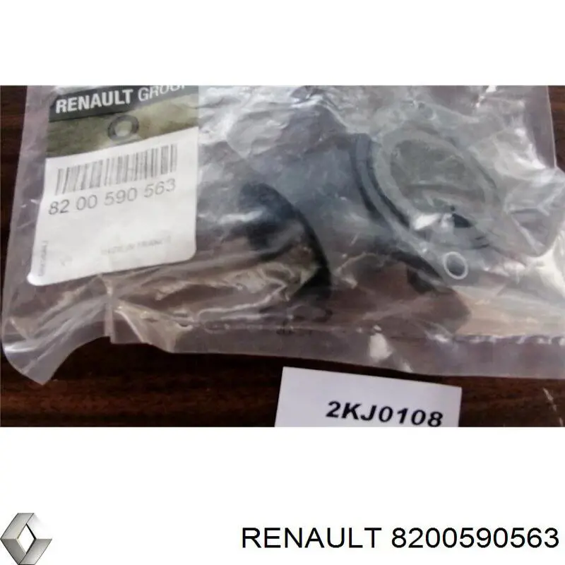 Brida del sistema de refrigeración (triple) 8200590563 Renault (RVI)